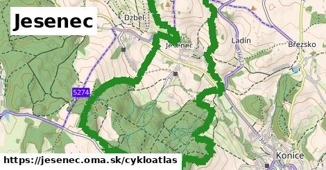 ikona Cyklo cykloatlas v jesenec