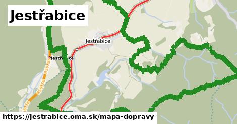 ikona Jestřabice: 6,0 km trás mapa-dopravy v jestrabice