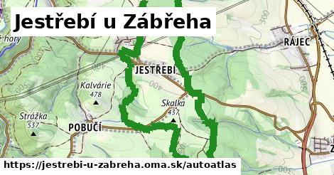 ulice v Jestřebí u Zábřeha