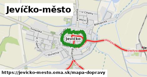 ikona Jevíčko-město: 1,51 km trás mapa-dopravy v jevicko-mesto