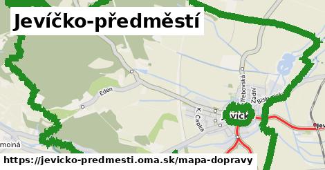 ikona Jevíčko-předměstí: 4,7 km trás mapa-dopravy v jevicko-predmesti