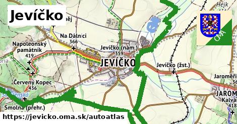 ikona Mapa autoatlas v jevicko