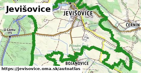 ikona Mapa autoatlas v jevisovice