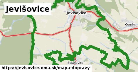 ikona Mapa dopravy mapa-dopravy v jevisovice