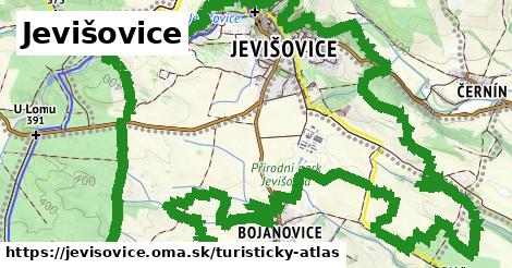 ikona Turistická mapa turisticky-atlas v jevisovice