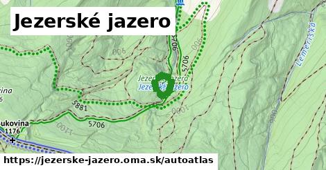 ikona Mapa autoatlas v jezerske-jazero