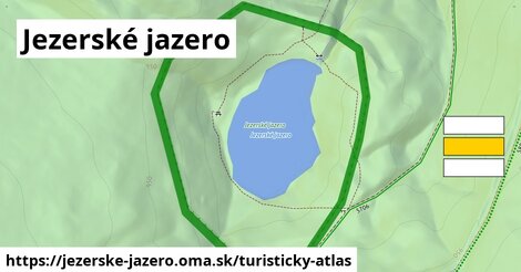 ikona Turistická mapa turisticky-atlas v jezerske-jazero