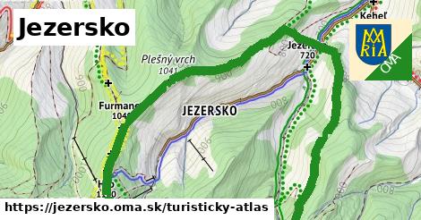 ikona Turistická mapa turisticky-atlas v jezersko