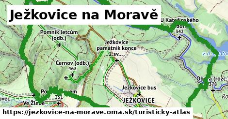 ikona Turistická mapa turisticky-atlas v jezkovice-na-morave