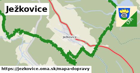 ikona Ježkovice: 4,9 km trás mapa-dopravy v jezkovice