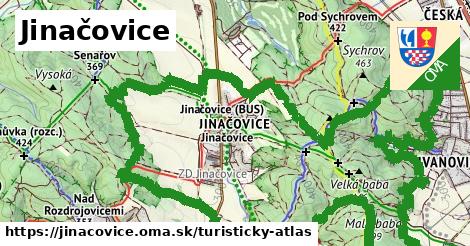 ikona Turistická mapa turisticky-atlas v jinacovice