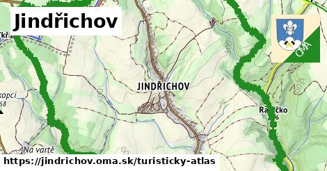 ikona Jindřichov: 5,0 km trás turisticky-atlas v jindrichov