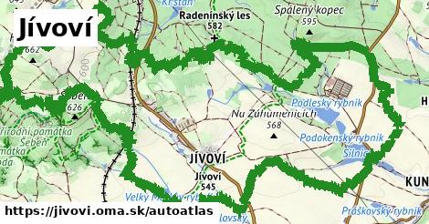 ikona Mapa autoatlas v jivovi