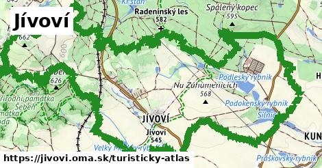 ikona Turistická mapa turisticky-atlas v jivovi