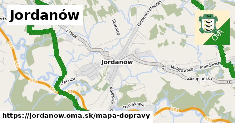 ikona Mapa dopravy mapa-dopravy v jordanow