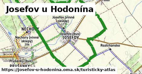 ikona Josefov u Hodonína: 5,4 km trás turisticky-atlas v josefov-u-hodonina