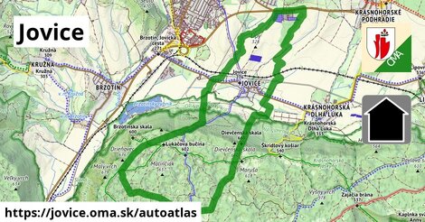 ikona Mapa autoatlas v jovice