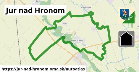 ikona Mapa autoatlas v jur-nad-hronom