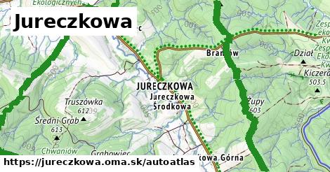 ikona Mapa autoatlas v jureczkowa