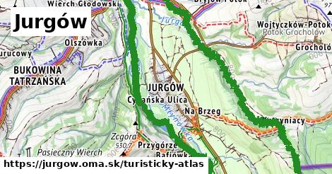 ikona Turistická mapa turisticky-atlas v jurgow