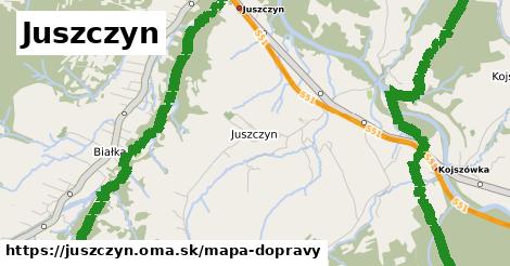 ikona Mapa dopravy mapa-dopravy v juszczyn