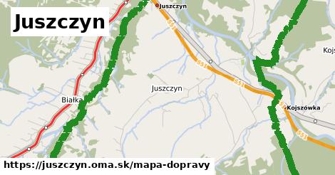 ikona Mapa dopravy mapa-dopravy v juszczyn