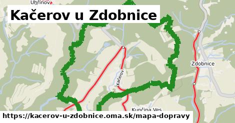 ikona Kačerov u Zdobnice: 3,1 km trás mapa-dopravy v kacerov-u-zdobnice