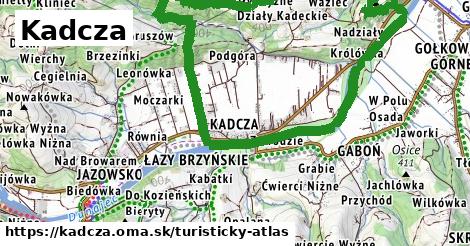 ikona Kadcza: 0 m trás turisticky-atlas v kadcza