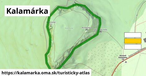 ikona Turistická mapa turisticky-atlas v kalamarka