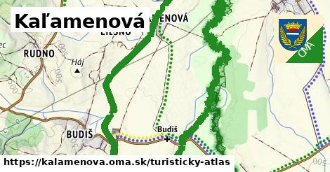 ikona Turistická mapa turisticky-atlas v kalamenova