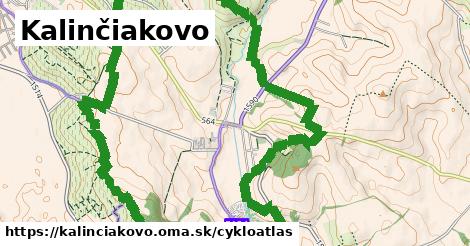 ikona Kalinčiakovo: 5,6 km trás cykloatlas v kalinciakovo