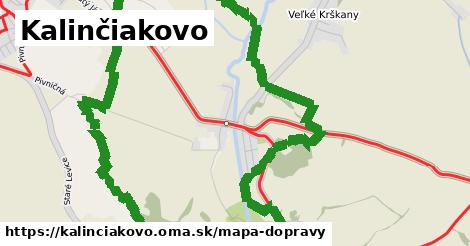 ikona Kalinčiakovo: 87 km trás mapa-dopravy v kalinciakovo