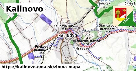 ikona Zimná mapa zimna-mapa v kalinovo