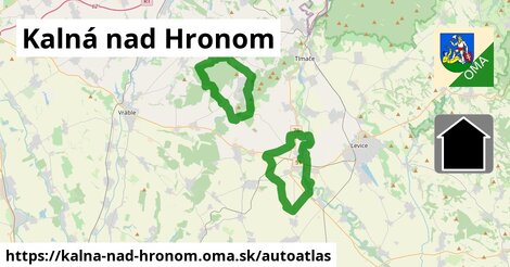 ikona Mapa autoatlas v kalna-nad-hronom