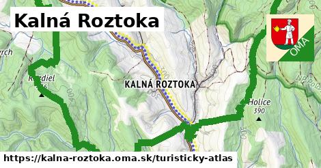 ikona Turistická mapa turisticky-atlas v kalna-roztoka