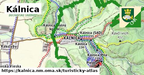 ikona Turistická mapa turisticky-atlas v kalnica.nm