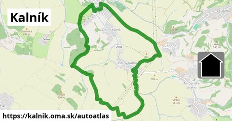 ikona Mapa autoatlas v kalnik