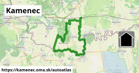 ikona Mapa autoatlas v kamenec