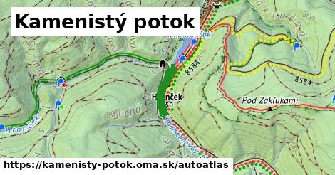 ikona Mapa autoatlas v kamenisty-potok