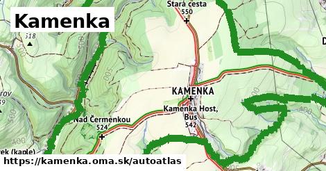 ikona Mapa autoatlas v kamenka