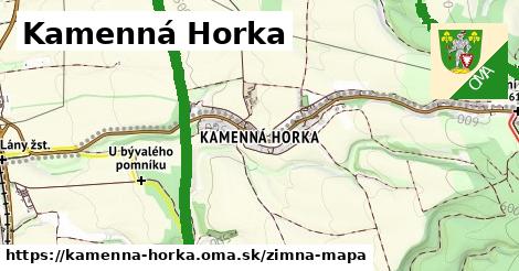 ikona Zimná mapa zimna-mapa v kamenna-horka