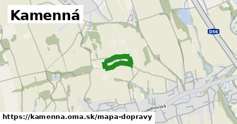 ikona Kamenná: 0 m trás mapa-dopravy v kamenna