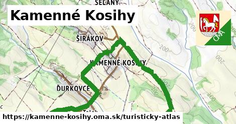 ikona Kamenné Kosihy: 0 m trás turisticky-atlas v kamenne-kosihy