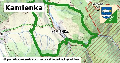 ikona Turistická mapa turisticky-atlas v kamienka