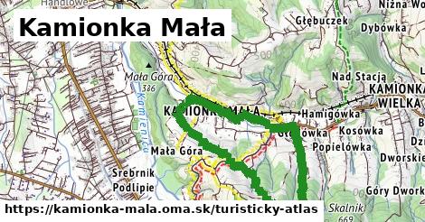 ikona Turistická mapa turisticky-atlas v kamionka-mala