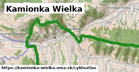 ikona Cyklo cykloatlas v kamionka-wielka