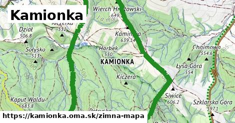 ikona Zimná mapa zimna-mapa v kamionka