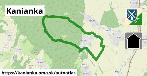 ikona Mapa autoatlas v kanianka