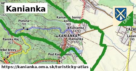 ikona Turistická mapa turisticky-atlas v kanianka