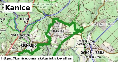 ikona Turistická mapa turisticky-atlas v kanice